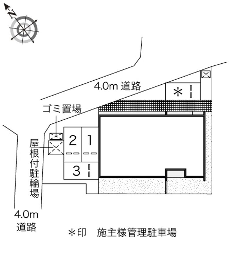 レオネクストＥＡＳＴＬＥＡＦⅢ 配置図
