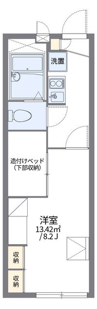 レオパレス境橋 間取り図