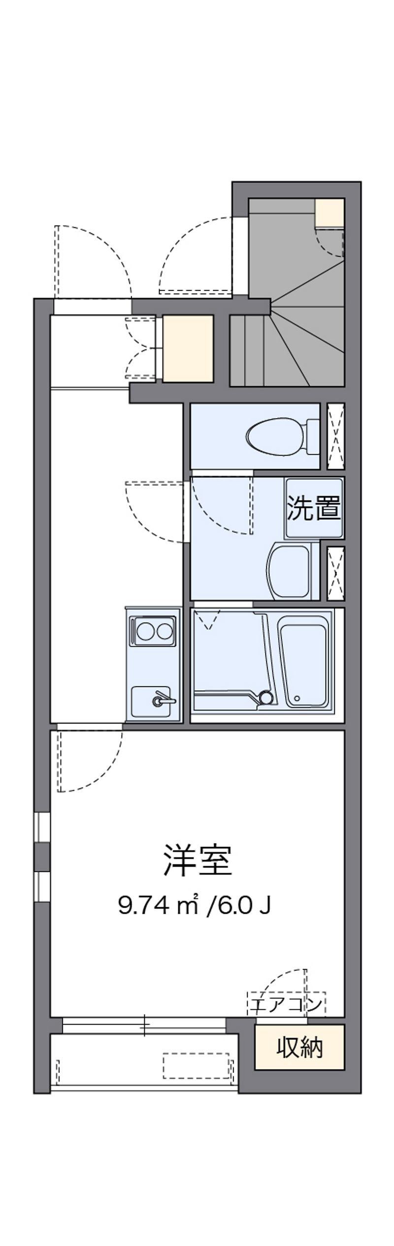 クレイノラヴィベール 間取図