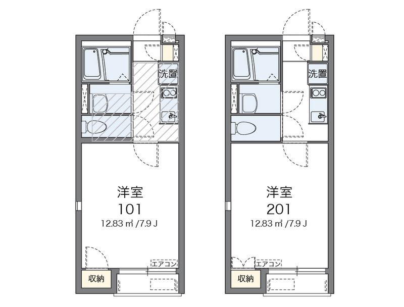 レオネクストカーサボナール 間取図