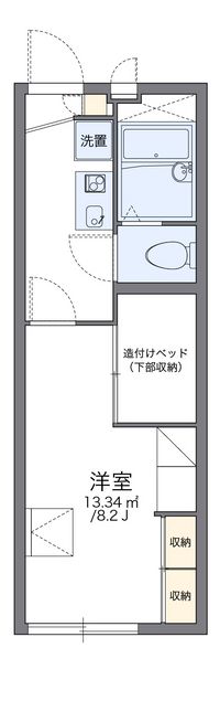 レオパレスポラリス 間取り図