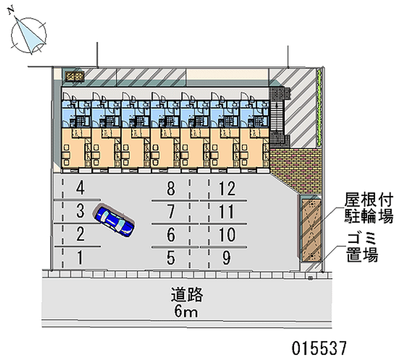 レオパレスコンフォール 月極駐車場