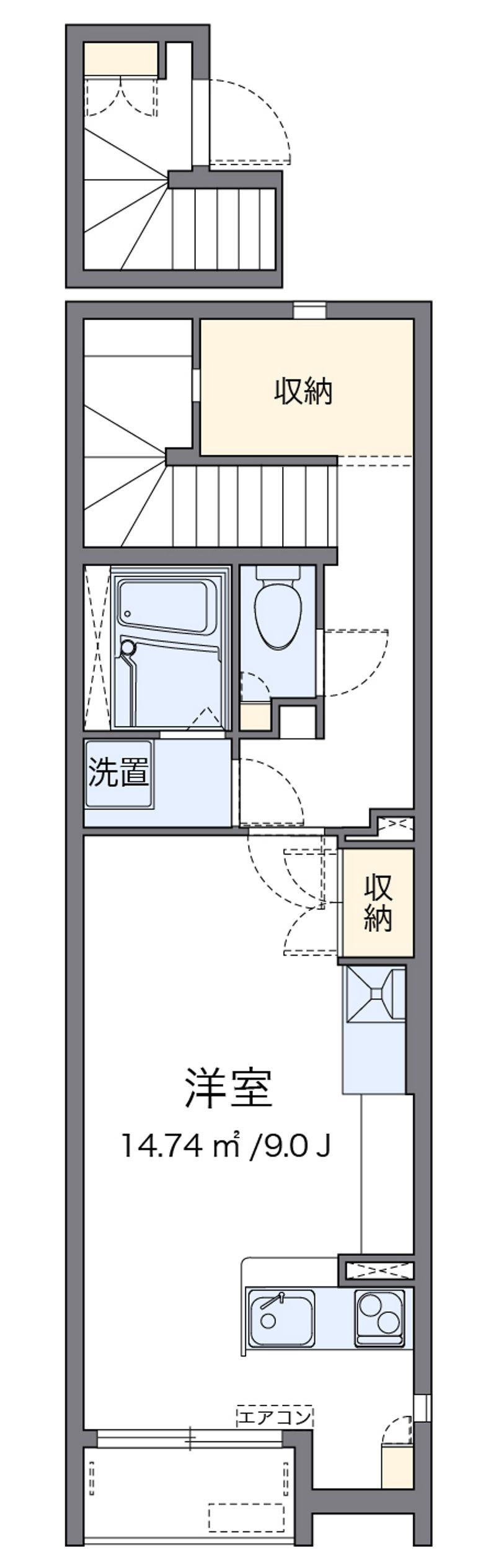 レオネクストポムールⅢ 間取図
