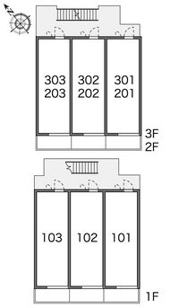 レオパレスサニーハウス石川 間取配置図