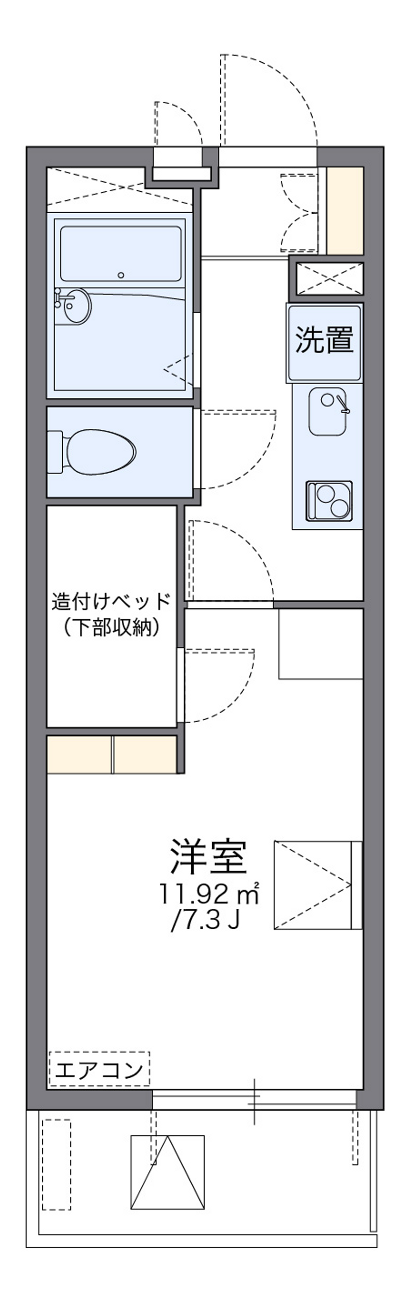leopalace Gyokuraku Floor plan