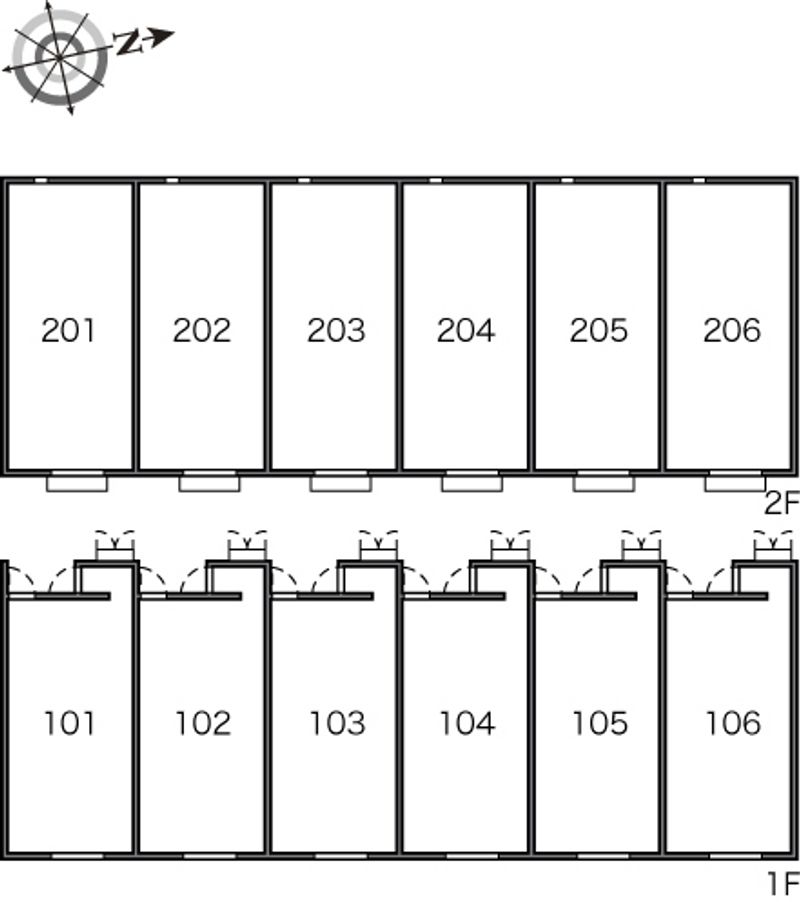 レオネクストビィグラッドⅡ 間取配置図