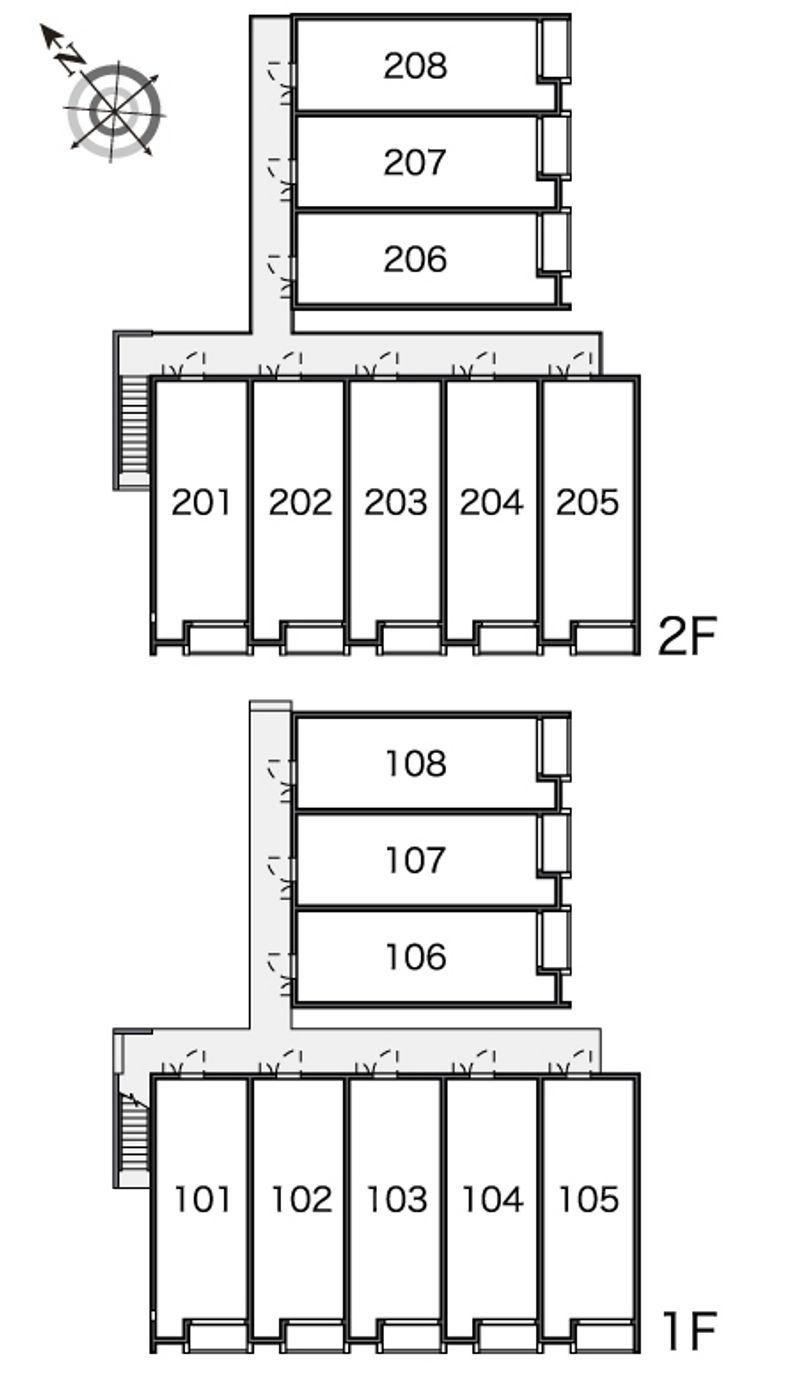 レオネクスト森山 間取配置図
