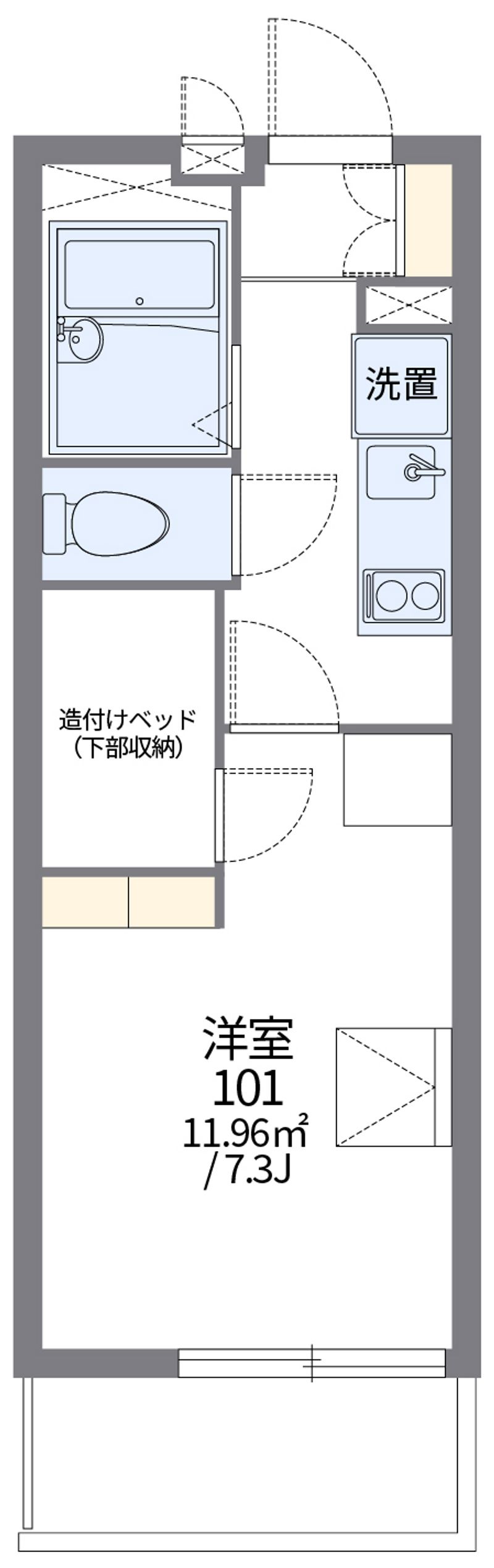レオパレスメゾン　エスポワール 間取図