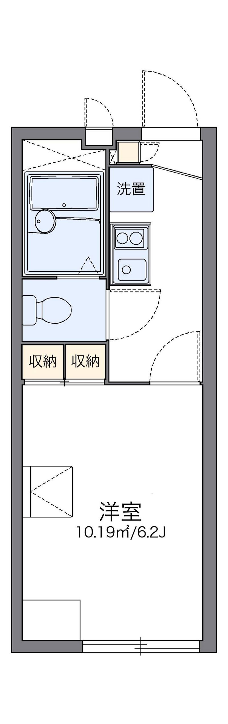 レオパレス宮野木台 間取図