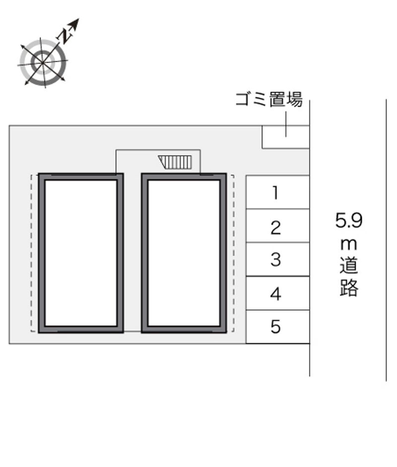 レオパレス鶴 配置図