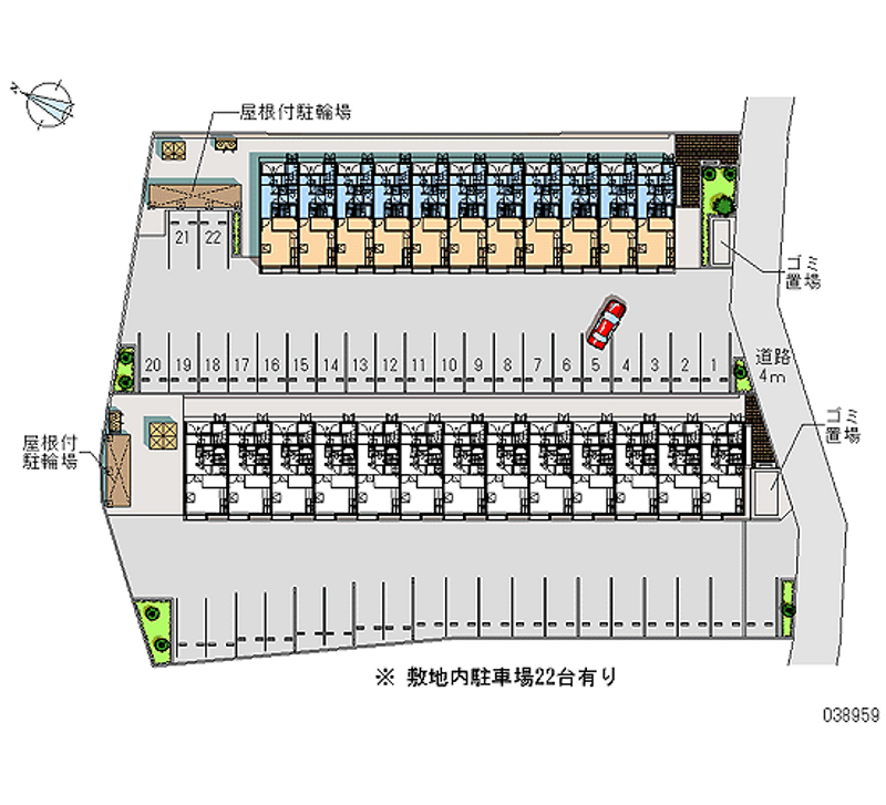 38959 bãi đậu xe hàng tháng