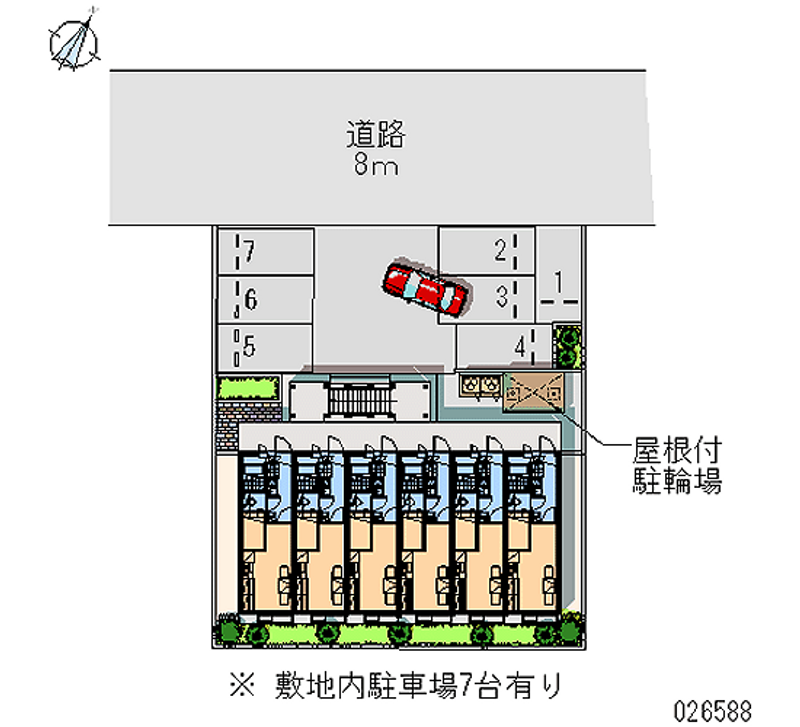 26588 Monthly parking lot