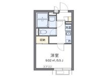 クレイノ三ヶ田 間取り図