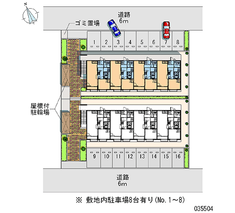 レオパレスルミュールⅠ 月極駐車場