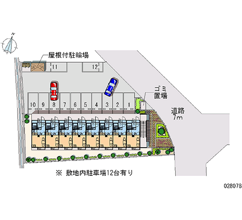 レオパレスわかくさ 月極駐車場