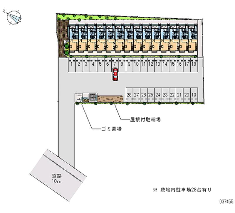 37455 bãi đậu xe hàng tháng