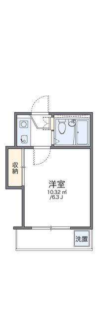 レオパレス新伊丹第２ 間取り図