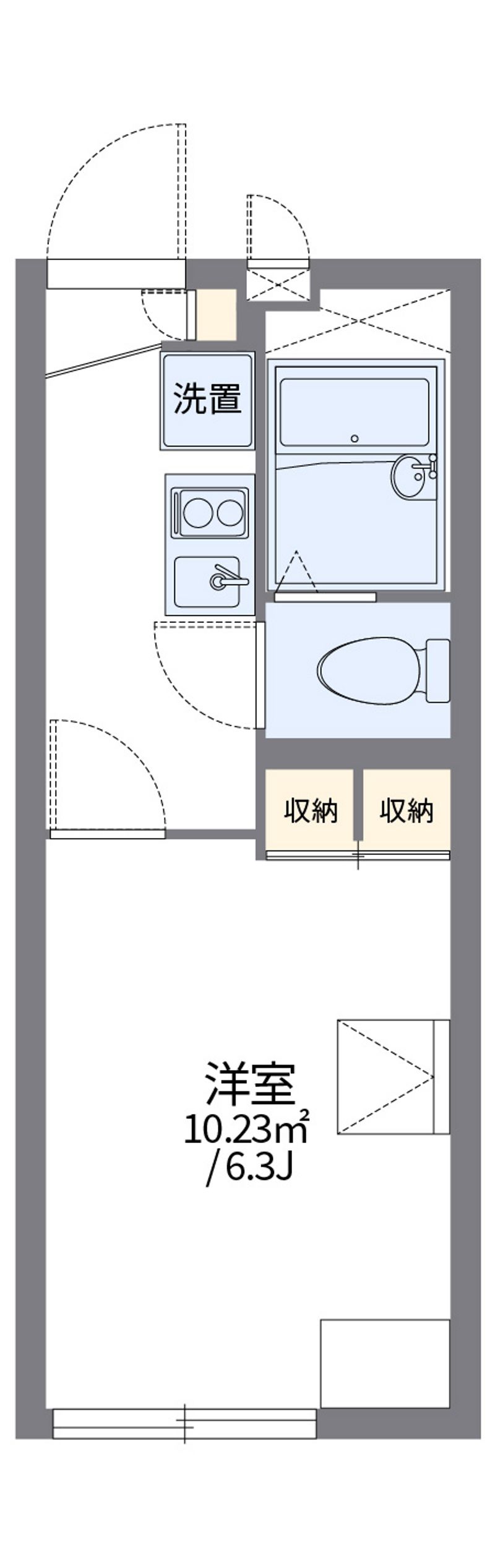 レオパレス北斗 間取り