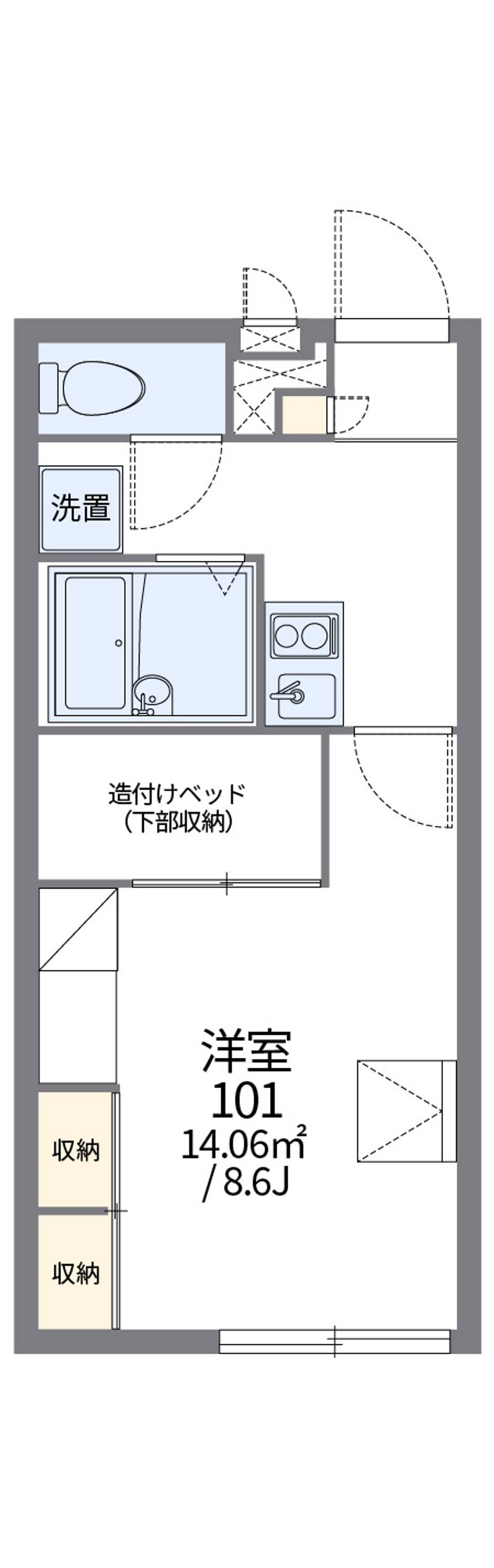 レオパレスＬｉｎｄｅｎ 間取図