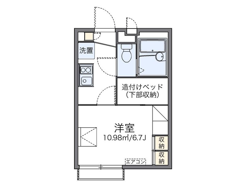 レオパレスカズ 間取り