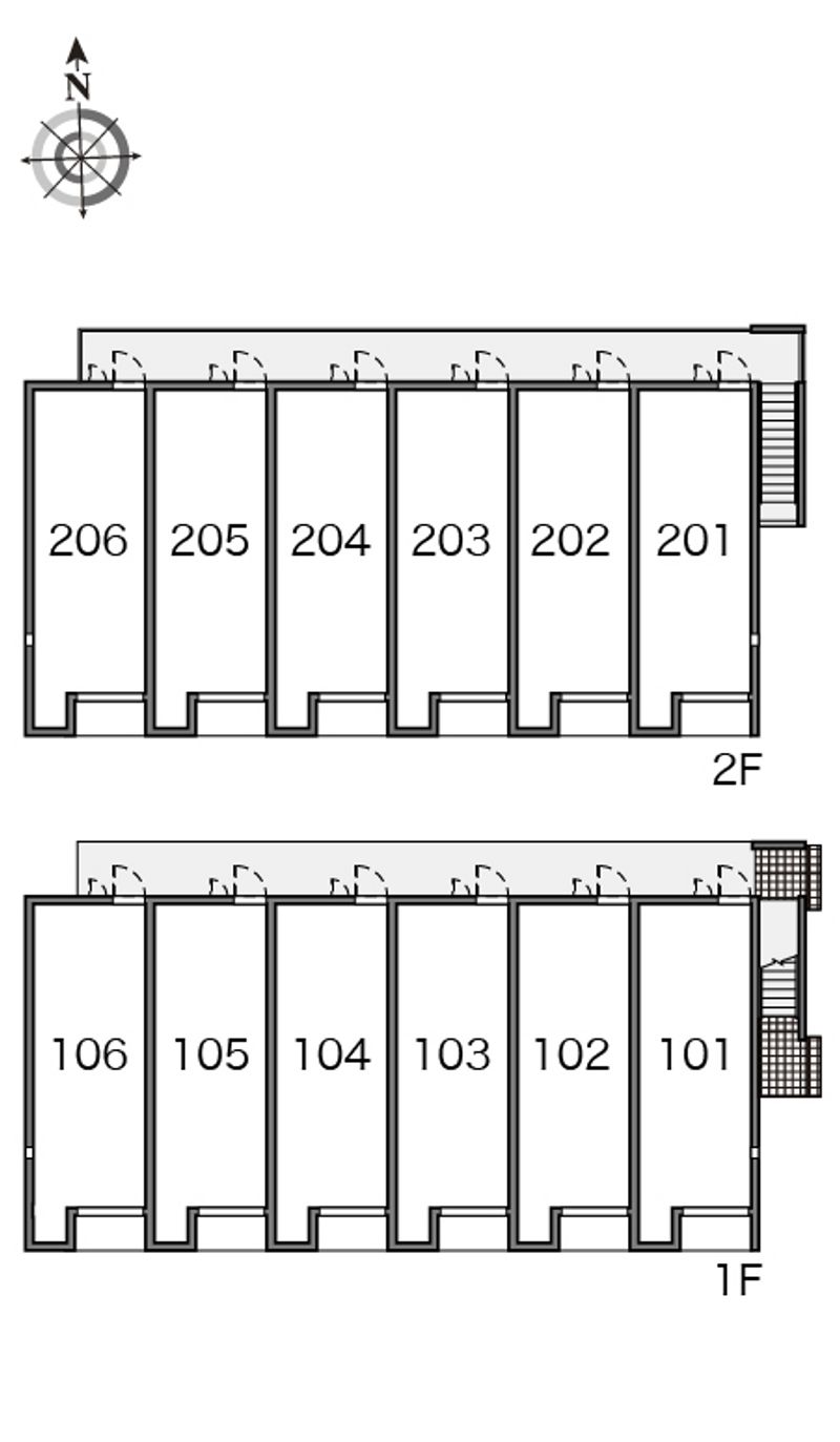 レオネクスト藤井寺 間取り配置図