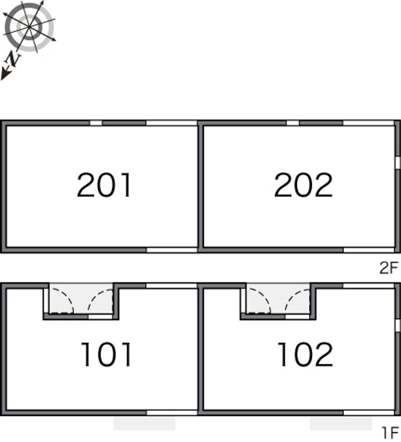 レオネクスト本牧満坂Ⅱ 間取配置図