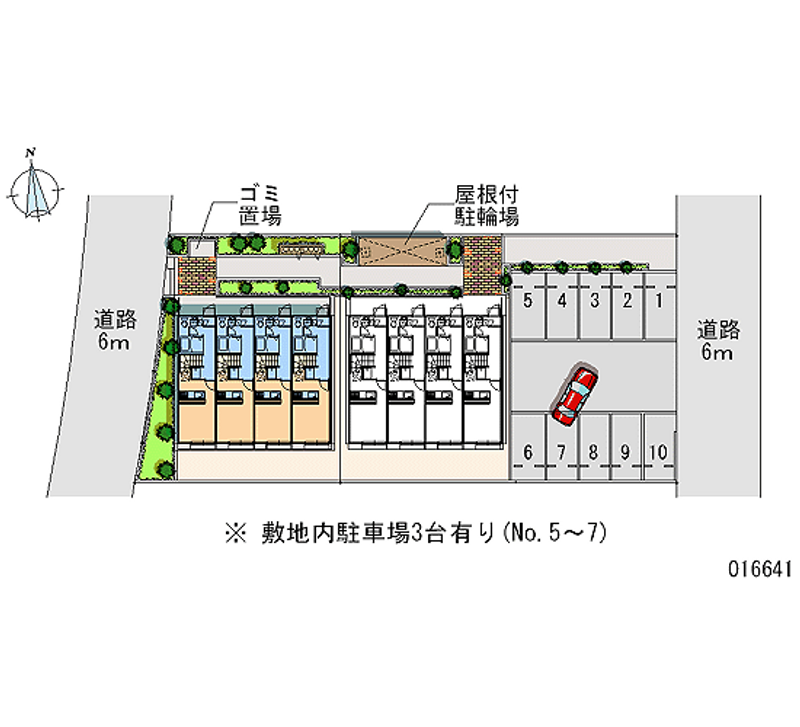 レオパレスゴールド 月極駐車場