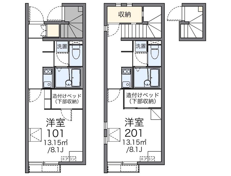 レオネクストこかげ 間取図
