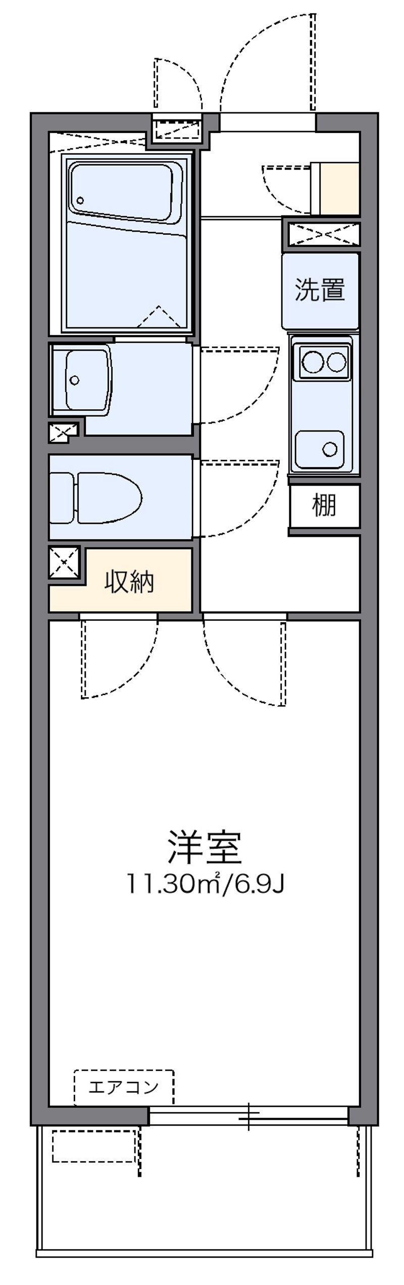 レオネクストラッポラ 間取図