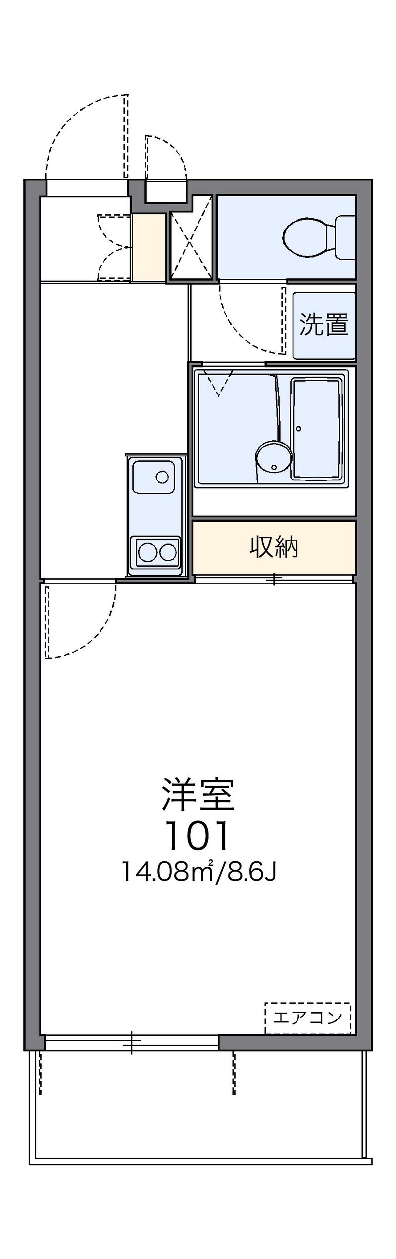 レオネクストアイ 間取図