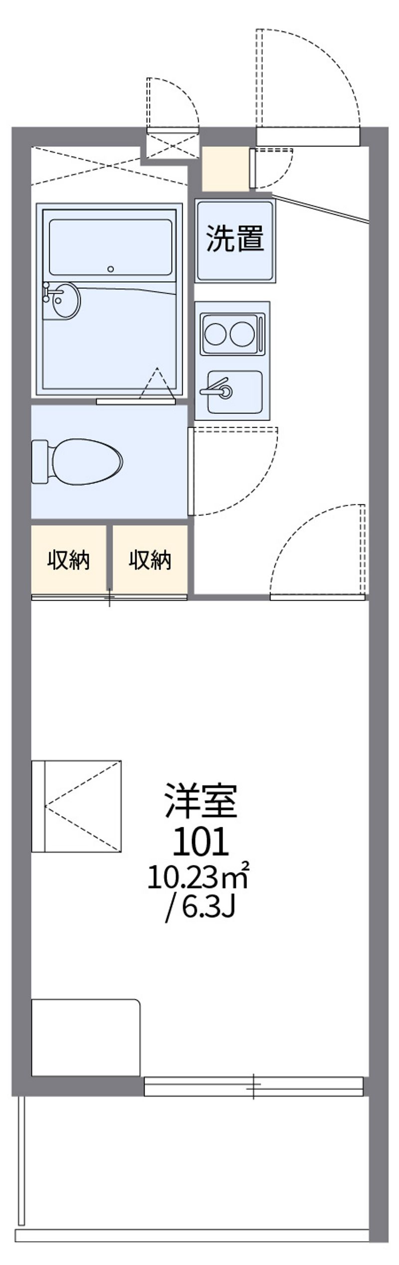 レオパレスＰＣＯＴＴ 間取図