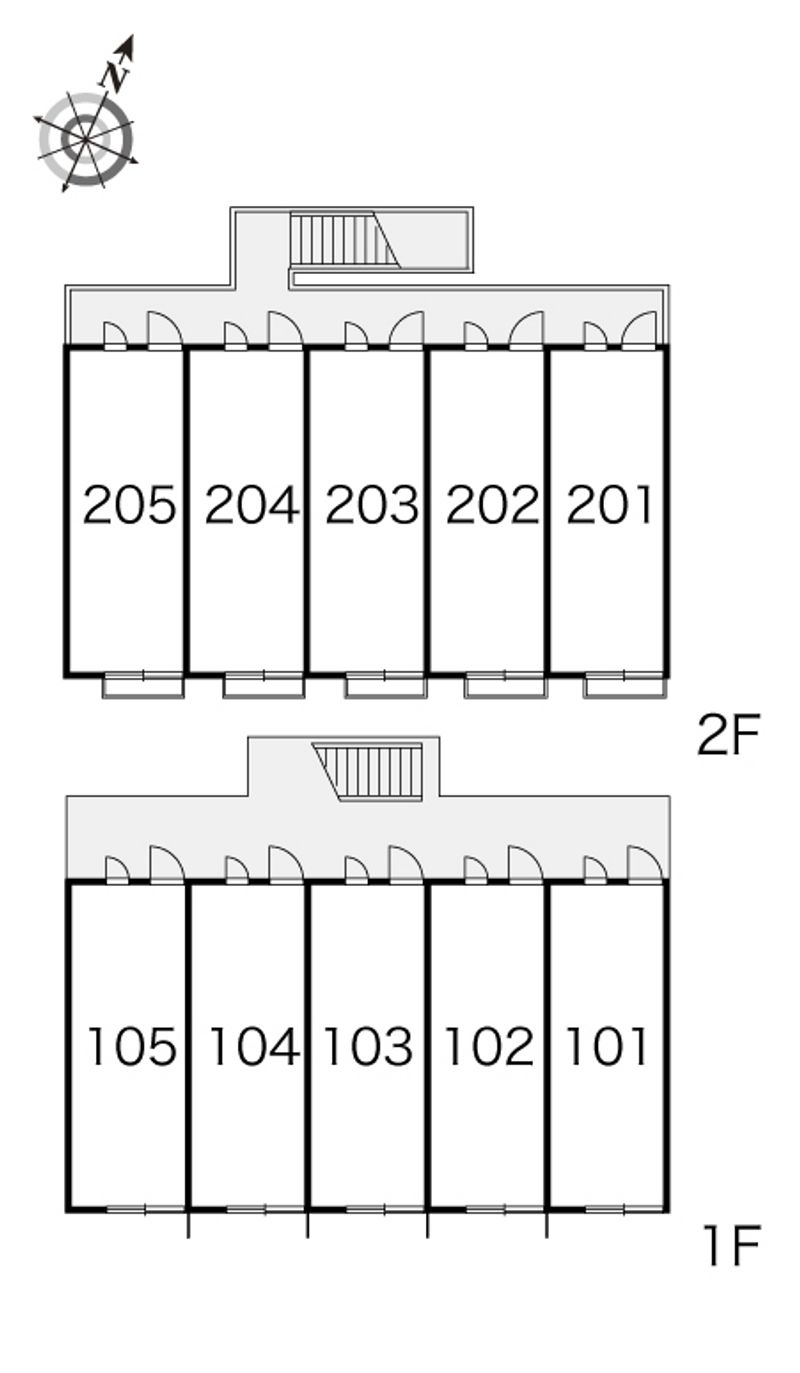 レオパレス高取 間取り配置図