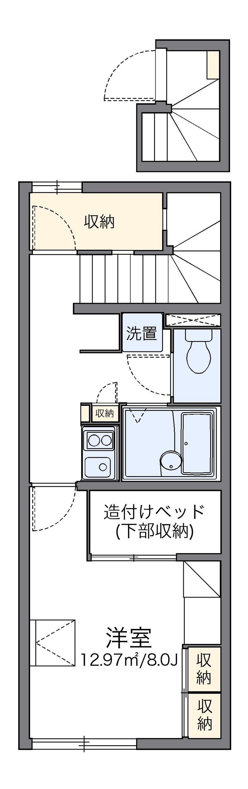 レオパレスクレインコート平田 間取図