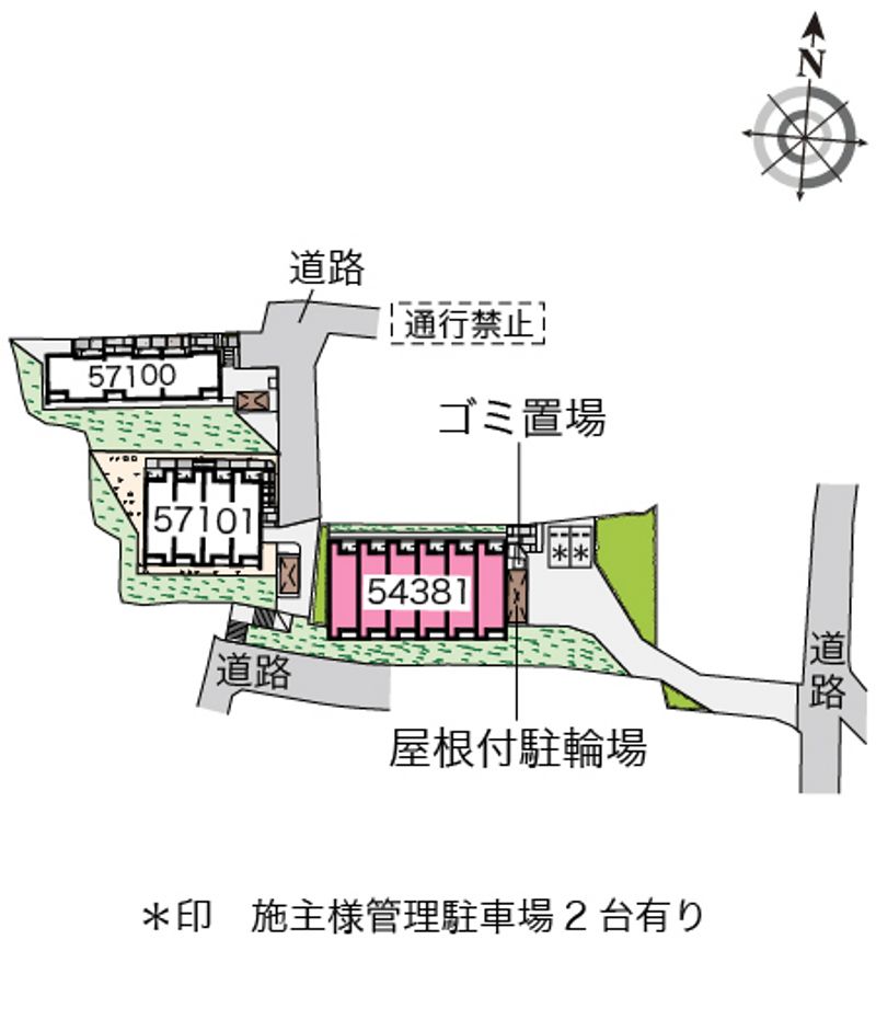 レオネクストミズキ 配置図