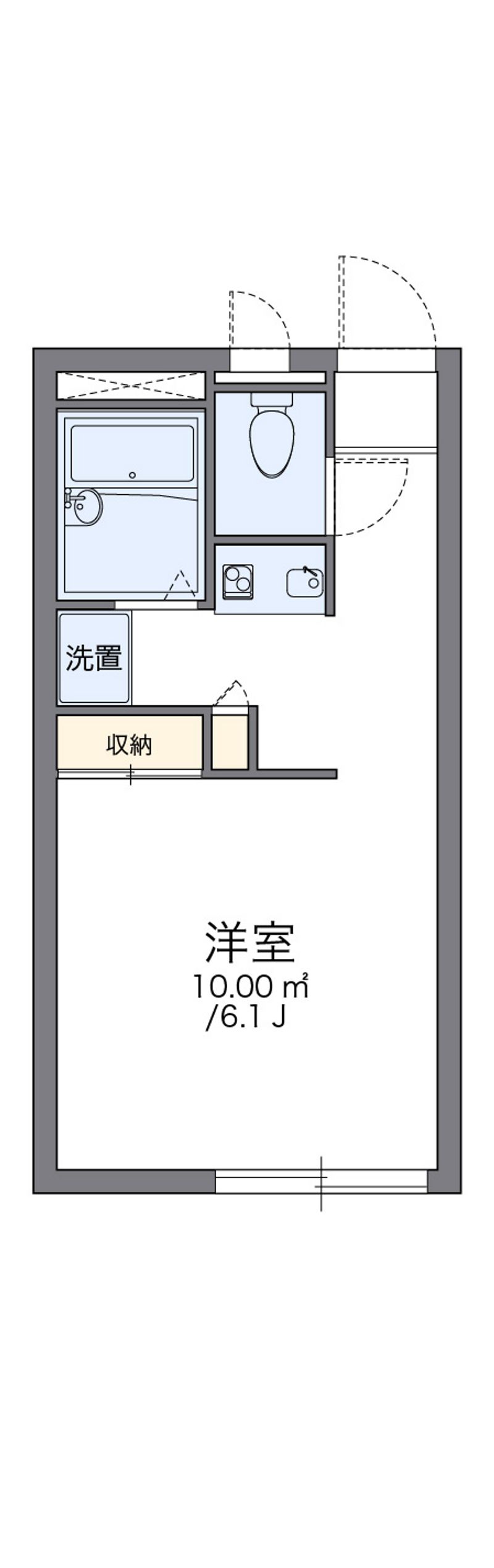 レオパレス上津台 間取り