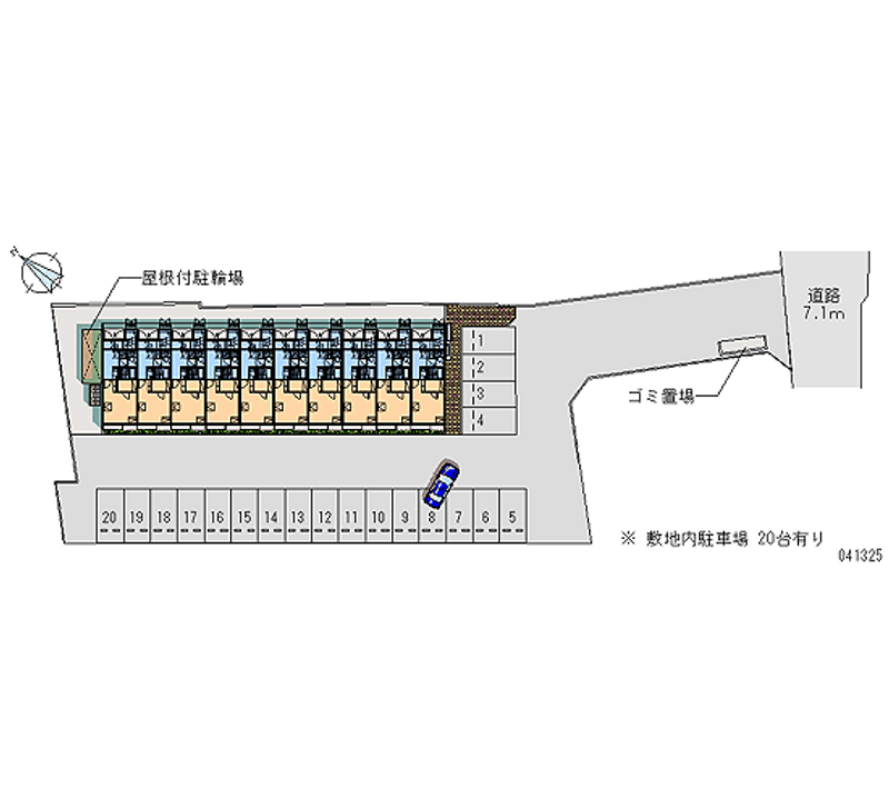 レオネクスト入地 月極駐車場