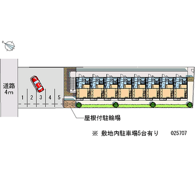 25707 Monthly parking lot