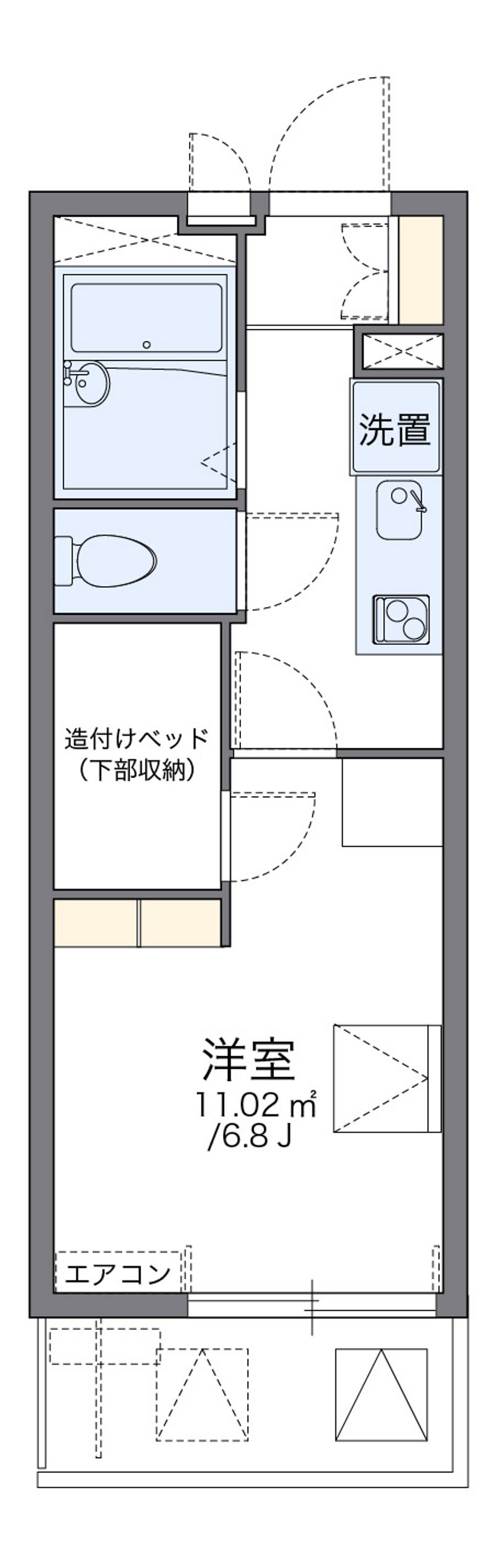 レオパレスＩＥＹＡＳＵ 間取図