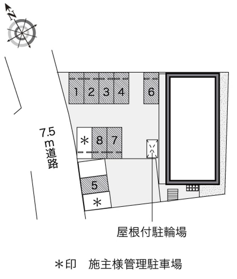 レオパレスＪｕｂｉｌｅｅ 配置図