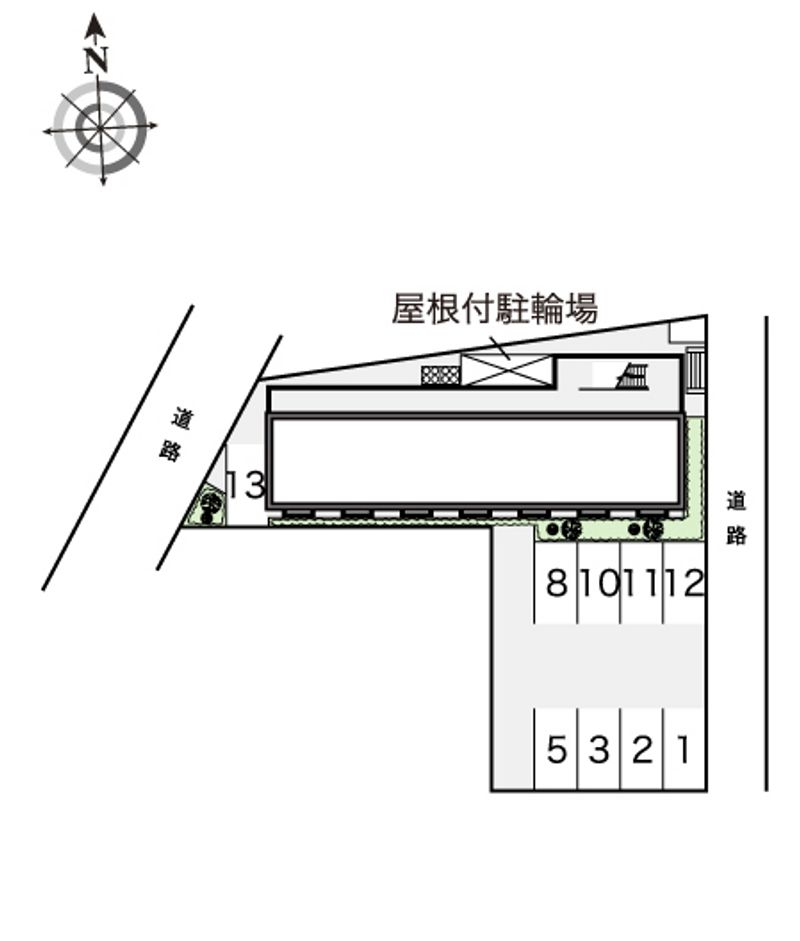 レオパレスＷｉｎｇ 配置図