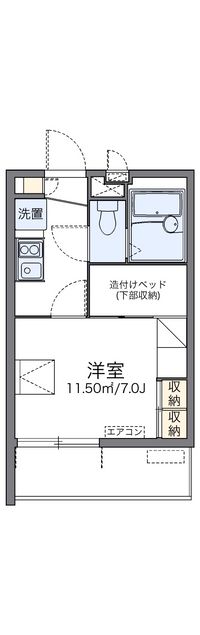 レオパレスステラⅡ 間取り図