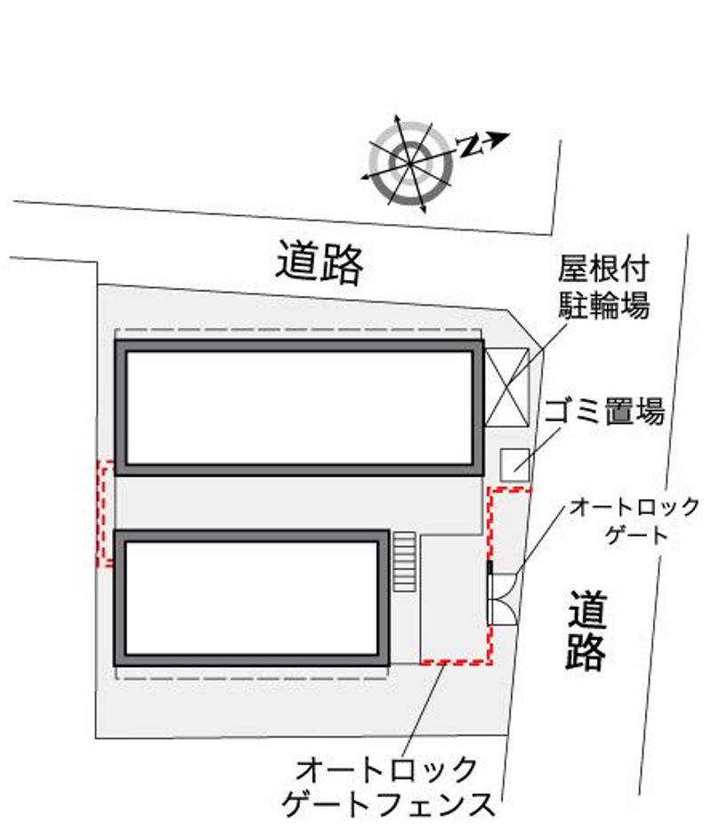 レオパレス美Ⅰ 配置図