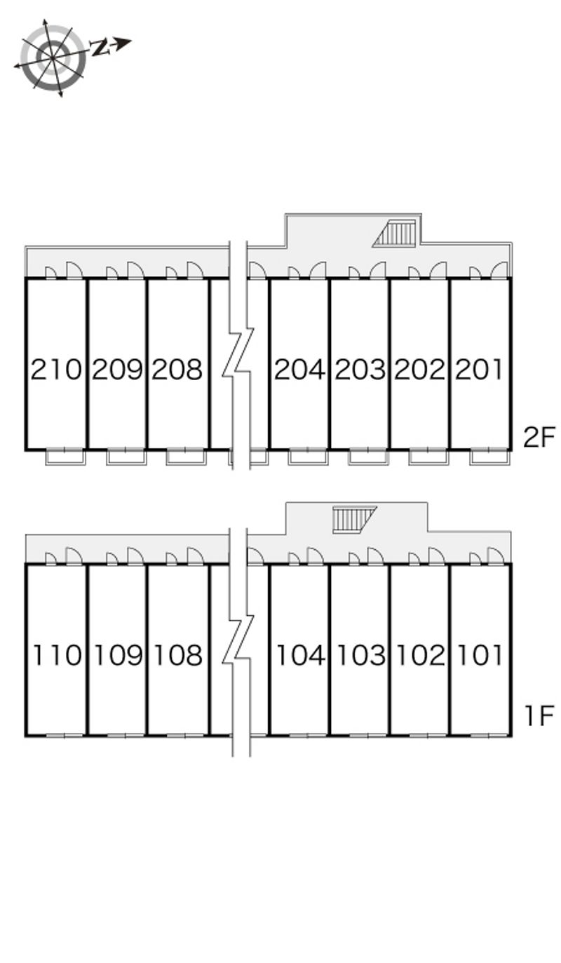 レオパレスＭａｅｄａ２　 間取り配置図