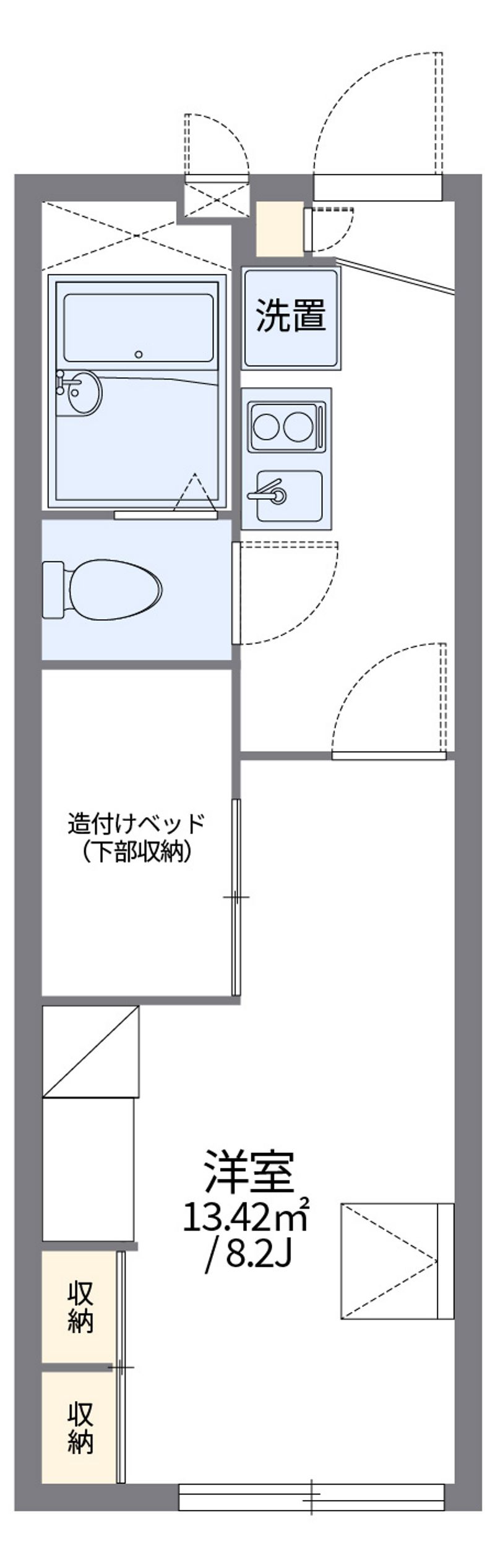 レオパレス桜 間取図