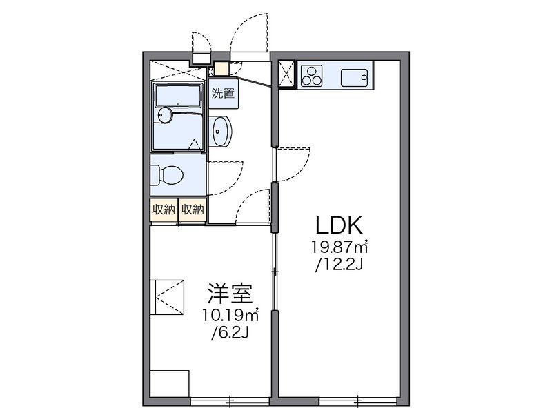 レオパレス治平丸 間取図