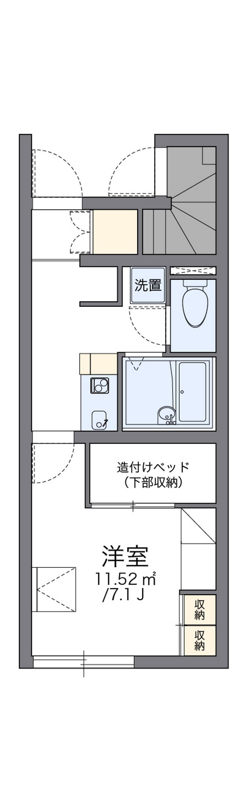 レオパレスシャルマンＳＴ 間取図