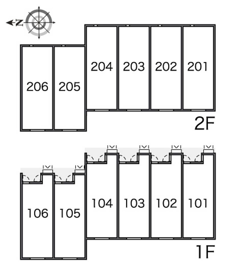 レオネクストなのはな 間取配置図