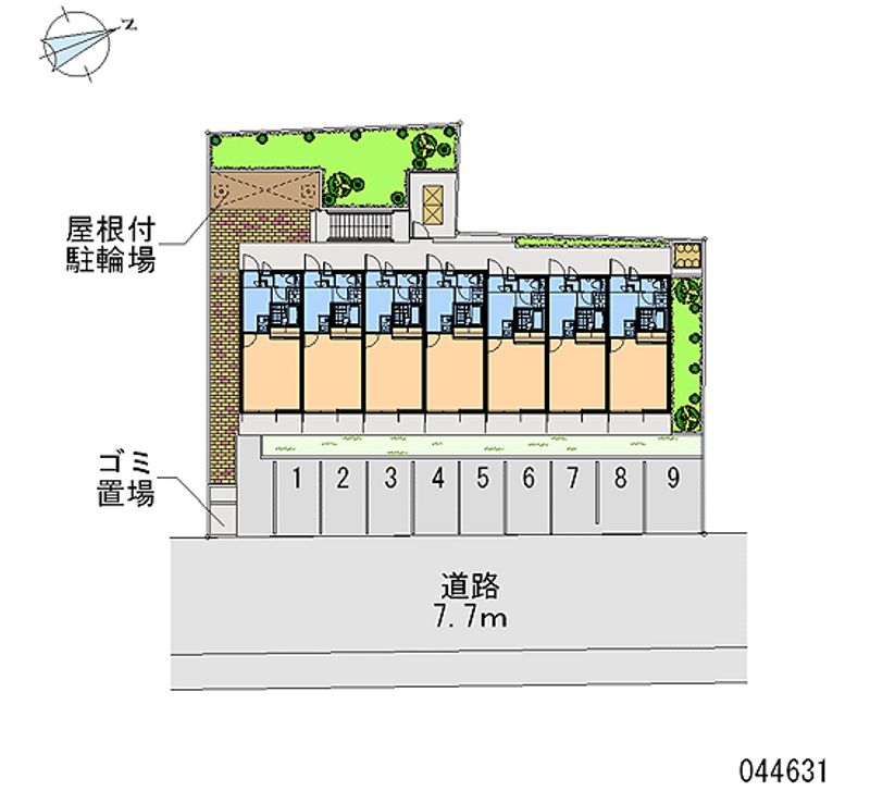 44631 Monthly parking lot