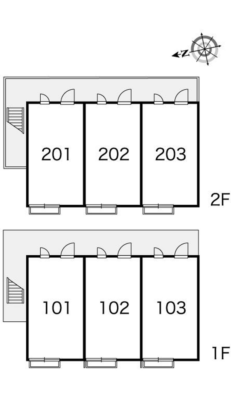 レオパレスエスポワール 間取配置図