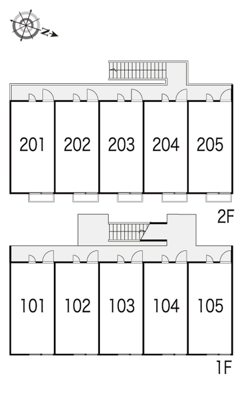レオパレスアドバンス芦屋 間取配置図
